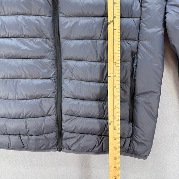 Hawke & Co Puffer Coat Men's M Grey Performance Wind And Water Resistant NWT - Picture 15 of 15